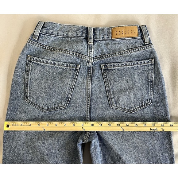 Pacson High Rise Boot Cut Jeans Sz‎ 26X28 Button Fly Y2K Women's - Picture 7 of 11